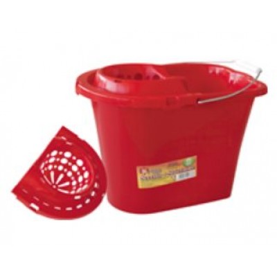 Secchio strizzatore ECO 15 lt rosso