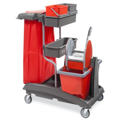 Carrello Idea Top 6 E con pressa mop Elparoll