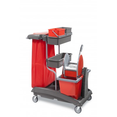 Carrello Idea Top 6 con pressa mop V&C