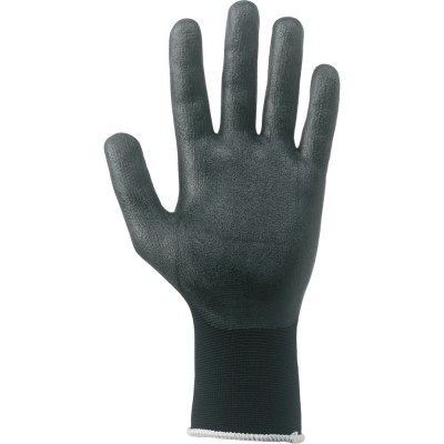 Guanto nylon ricoperto poliuretano/nitrile nero