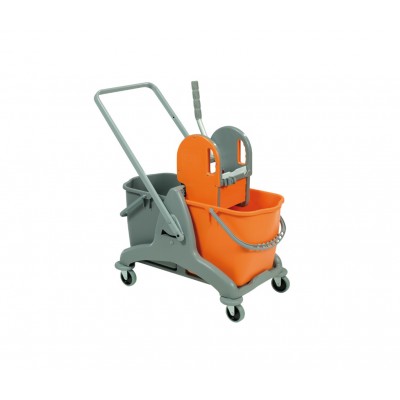 Carrello duo-mop Viky 2x25 lt. con pressa