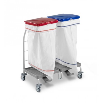 Carrello Dust biancheria 2 posti rilsan (R/B)