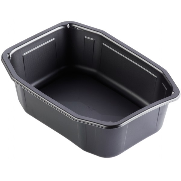 Vaschetta PP nero HMR 1 scomparto 1395 ml 215x148x70mm