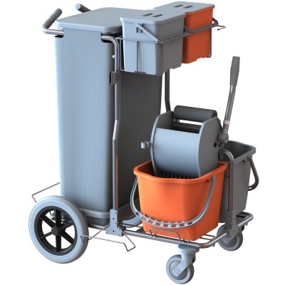 Carrello Smart Top 1 big foot con pressa Monoroll