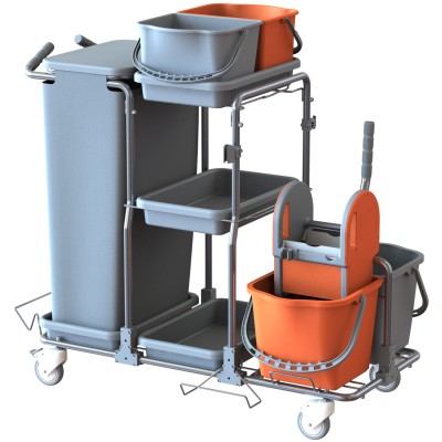 Carrello Smart Top 6 inox con pressa