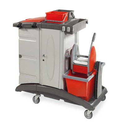 Carrello MX Top 303 chiuso con pressa mop