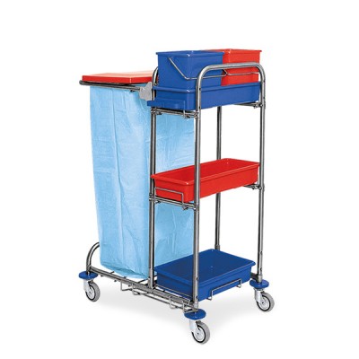 Carrello multiuso acciaio inox senza pressa mop